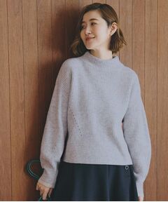 grove / グローブ ニット・セーター | 【雑誌掲載】洗えるミルドライクウール混畔ボトルネックニット