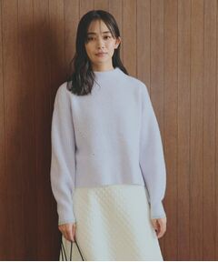 grove / グローブ ニット・セーター | 【雑誌掲載】洗えるミルドライクウール混畔ボトルネックニット