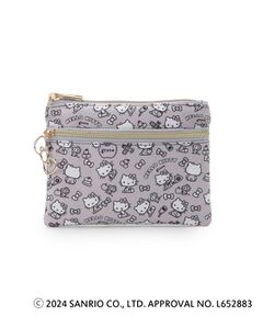 grove / グローブ ポーチ | 【ハローキティ】総柄スクエアZIPポケリボンポーチ