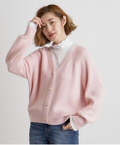 grove / グローブ カーディガン・ボレロ | 金ボタン畦ラグランニットカーディガン