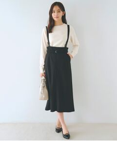 grove / グローブ スカート | 取り外しストラップ付ナロースカート