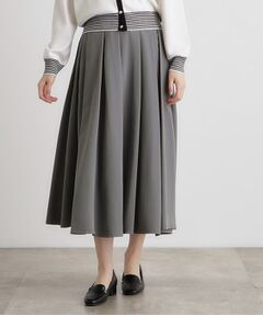 grove / グローブ ロング・マキシ丈スカート | イレギュラータックフレアスカート