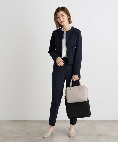 grove / グローブ ショルダーバッグ | 【人間工学】タテZipメタルベルトサブ付き2WAYトート【入卒対応可】 | 詳細3