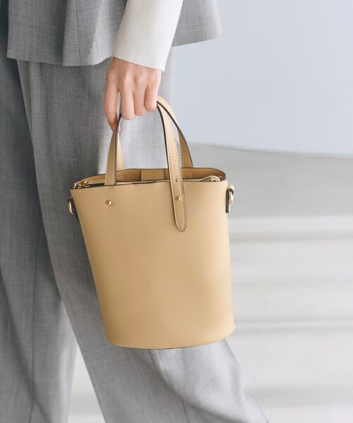 grove/グローブ アシメハンドルバケツ2WAYトート【入卒対応可】 マスタード(033) 00 grove/グローブ アシメハンドルバケツ2WAYトート【入卒対応可】 マスタード(033) 00