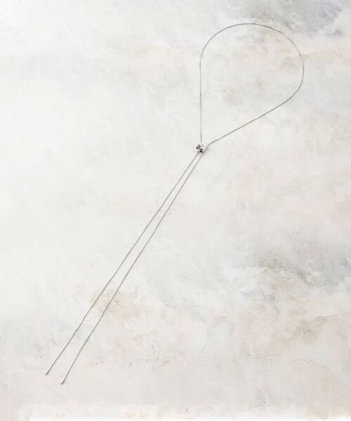 grove / グローブ ネックレス・ペンダント・チョーカー | メタルローズループタイネックレス | 詳細3