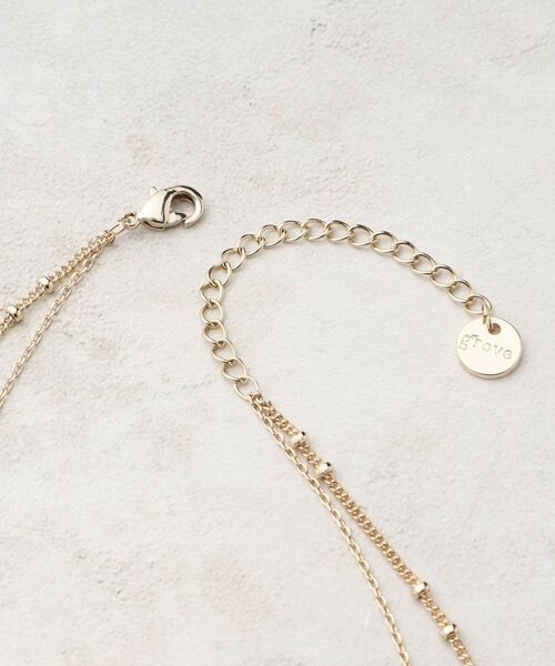 grove / グローブ ネックレス・ペンダント・チョーカー | デザインチェーン2連ショートネック | 詳細3