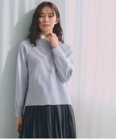 grove / グローブ ニット・セーター | 畦編みクルーネックニット