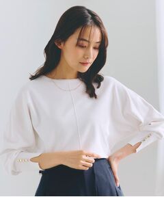 grove / グローブ ニット・セーター | 【MW／抗ピル】センターシームドルマンプルオーバー