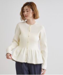 grove / グローブ ニット・セーター | 前後2WAYペプラムカーディガン