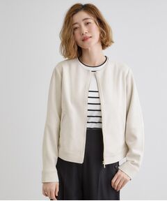 grove / グローブ レザーブルゾン・ジャケット | スエードライクノーカラージャケット