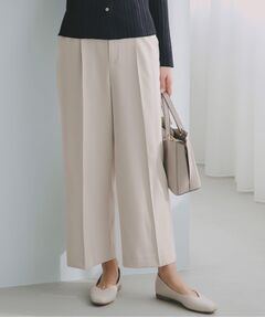 grove / グローブ ショート・ハーフ・半端丈パンツ | 【雑誌掲載】バックルベルトクロップドワイドパンツ