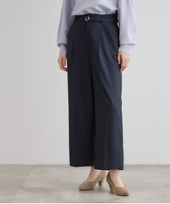 grove / グローブ ショート・ハーフ・半端丈パンツ | 【雑誌掲載】バックルベルトクロップドワイドパンツ