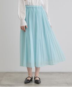 grove / グローブ スカート | ツイーディチェックオーガンジースカート