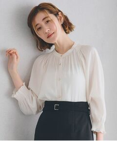 grove / グローブ シャツ・ブラウス | 【デイリーから特別な日まで】華やかさを纏うヴィンテージサテンブラウス