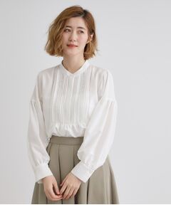 grove / グローブ シャツ・ブラウス | ピンタックボリュームスリーブブラウス