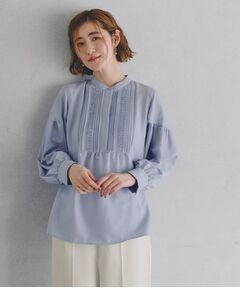 grove / グローブ シャツ・ブラウス | ピンタックボリュームスリーブブラウス