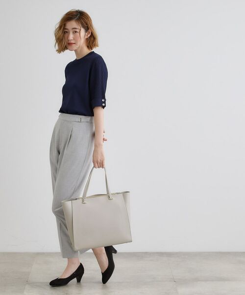 grove / グローブ トートバッグ | 【人間工学・A4】メタルバー変形トート | 詳細6