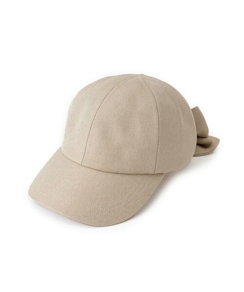 grove/グローブ リボンキャップ【UVカット・サイズ調整】 ベージュ(552) 00 grove/グローブ リボンキャップ【UVカット・サイズ調整】 ベージュ(552) 00