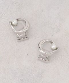 grove / グローブ ピアス・イヤリング | メタルサークルパール調イヤリング