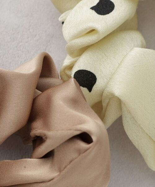 grove / グローブ ヘアアクセサリー | シルエット猫シュシュ2本セット | 詳細4