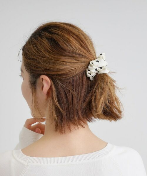 grove / グローブ ヘアアクセサリー | シルエット猫シュシュ2本セット | 詳細5