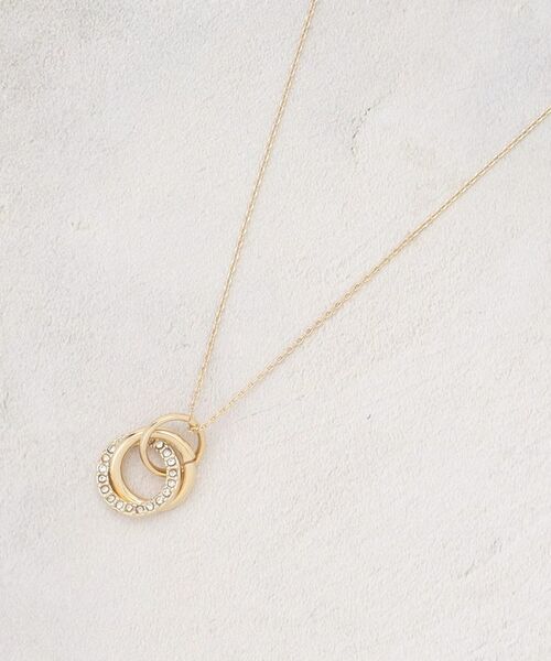 grove / グローブ ネックレス・ペンダント・チョーカー | サークルビジューミドルネックレス | 詳細1