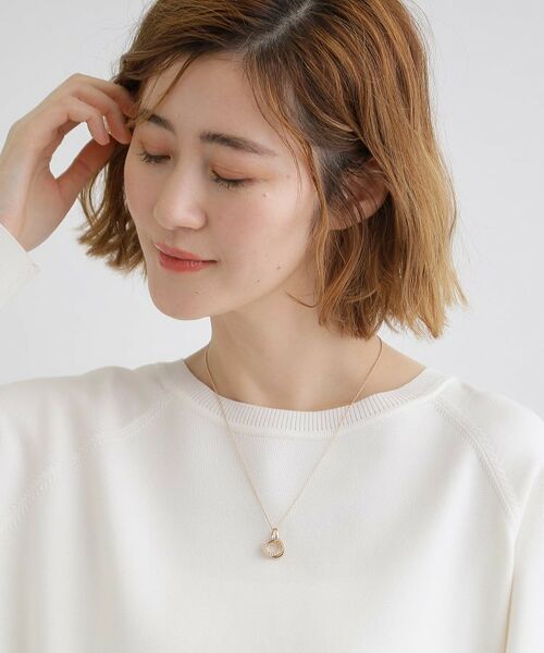 grove / グローブ ネックレス・ペンダント・チョーカー | サークルビジューミドルネックレス | 詳細5
