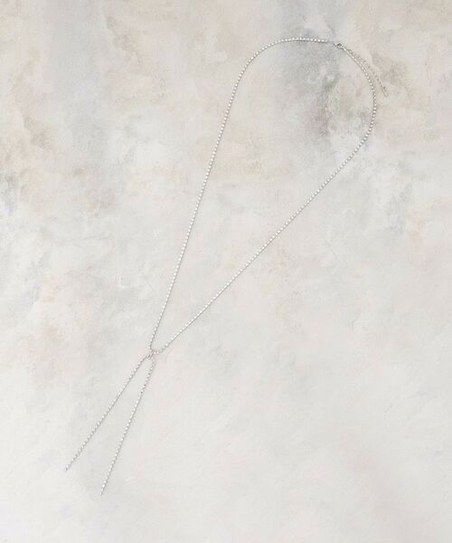 grove / グローブ ネックレス・ペンダント・チョーカー | ダイヤ調レーンリボンネックレス | 詳細2