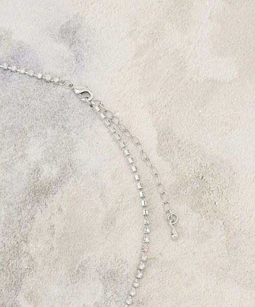grove / グローブ ネックレス・ペンダント・チョーカー | ダイヤ調レーンリボンネックレス | 詳細3