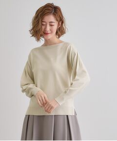 grove / グローブ カットソー | 袖タックラメニットプルオーバー