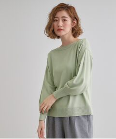 grove / グローブ カットソー | 袖タックラメニットプルオーバー