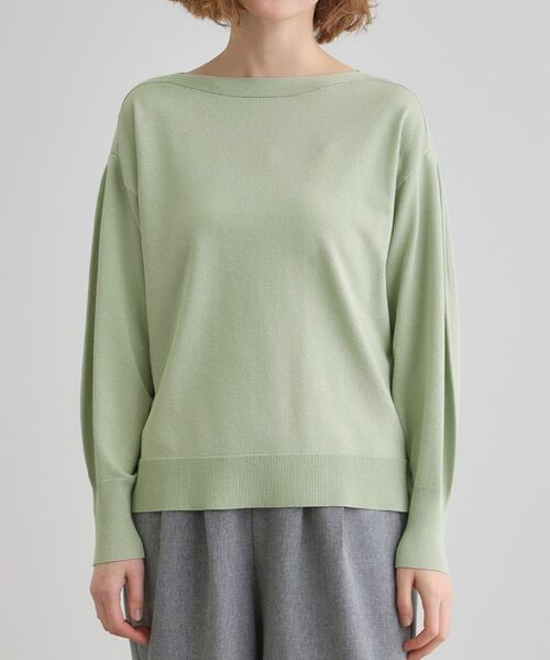 grove / グローブ カットソー | 袖タックラメニットプルオーバー | 詳細13