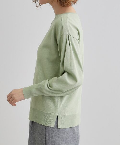 grove / グローブ カットソー | 袖タックラメニットプルオーバー | 詳細14