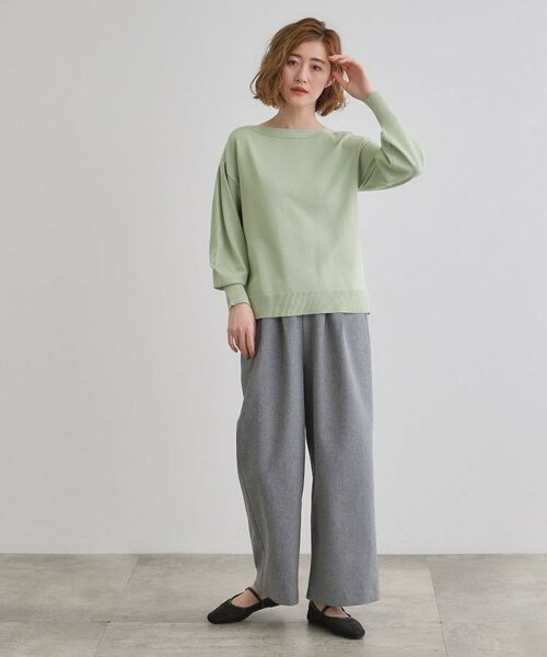 grove / グローブ カットソー | 袖タックラメニットプルオーバー | 詳細7