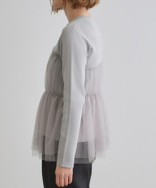 grove / グローブ ニット・セーター | チュールドッキングニットプルオーバー | 詳細14