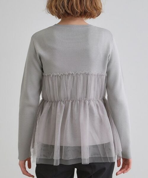 grove / グローブ ニット・セーター | チュールドッキングニットプルオーバー | 詳細15