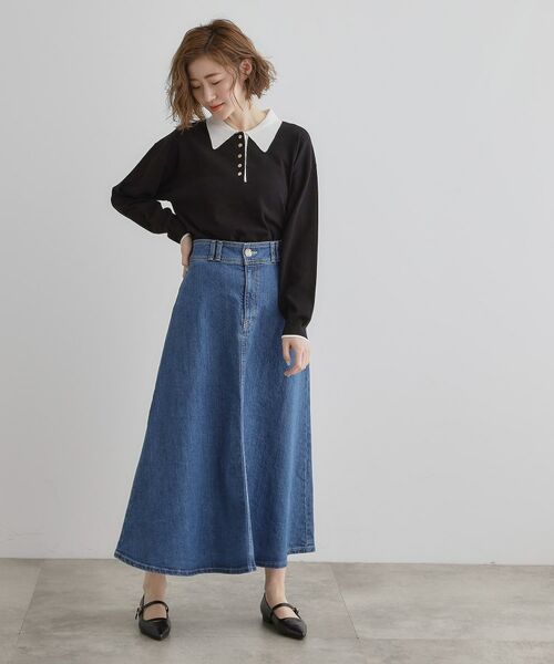 grove / グローブ ニット・セーター | 配色ポロニットプルオーバー | 詳細11