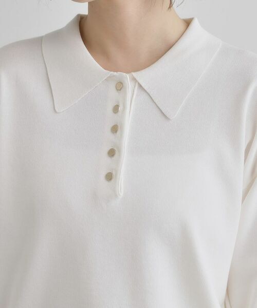 grove / グローブ ニット・セーター | 配色ポロニットプルオーバー | 詳細16