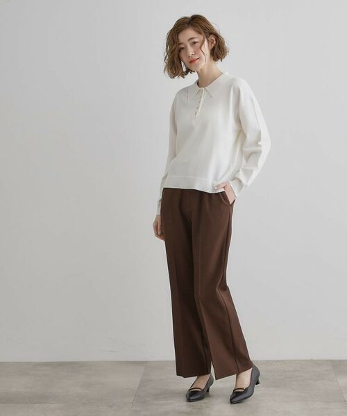 grove / グローブ ニット・セーター | 配色ポロニットプルオーバー | 詳細3