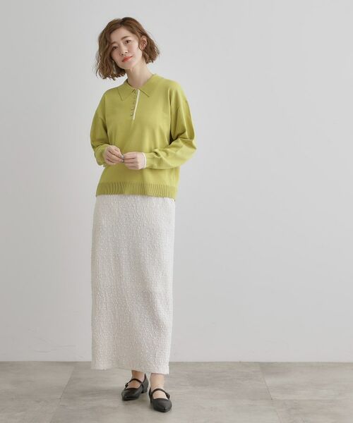 grove / グローブ ニット・セーター | 配色ポロニットプルオーバー | 詳細7
