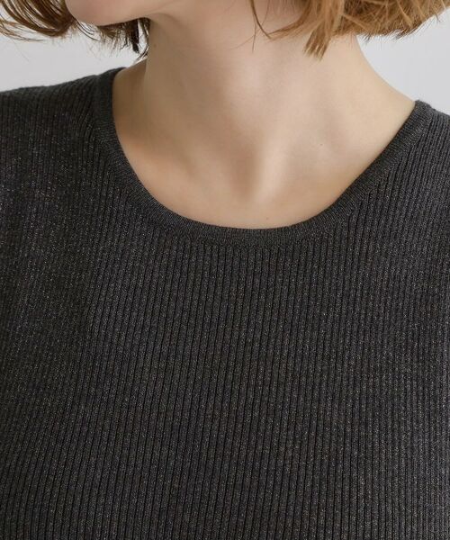 grove / グローブ キャミソール・チューブトップ | さりげないラメで毎日のコーデにアクセントを リブラメニットタンク | 詳細20