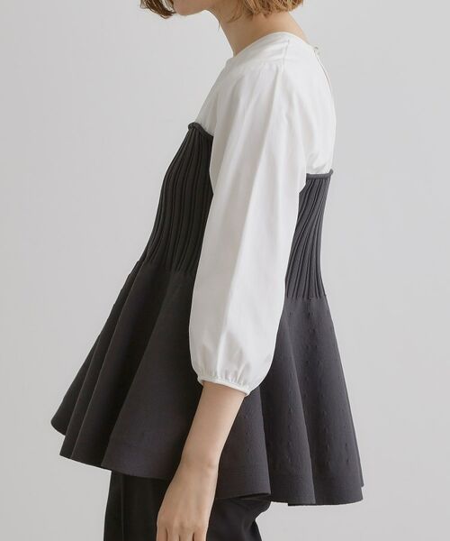 grove / グローブ カットソー | ニットビスチェドッキングシャツ | 詳細10