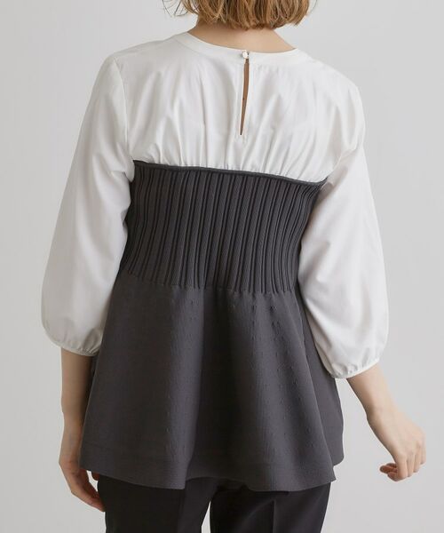 grove / グローブ カットソー | ニットビスチェドッキングシャツ | 詳細11