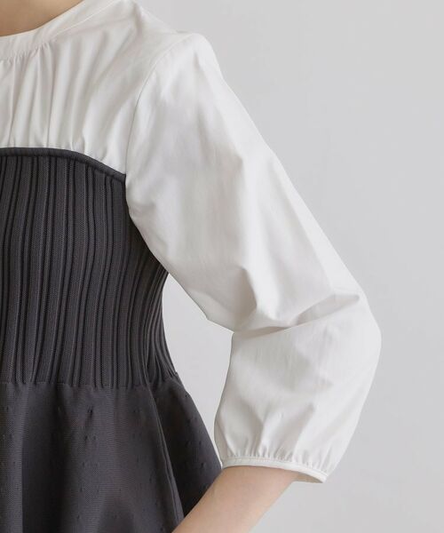 grove / グローブ カットソー | ニットビスチェドッキングシャツ | 詳細14