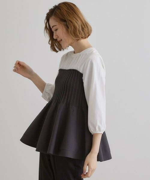 grove / グローブ カットソー | ニットビスチェドッキングシャツ | 詳細2