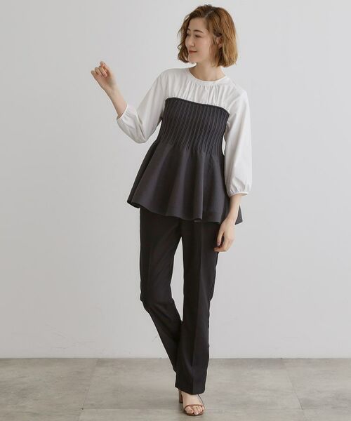 grove / グローブ カットソー | ニットビスチェドッキングシャツ | 詳細3