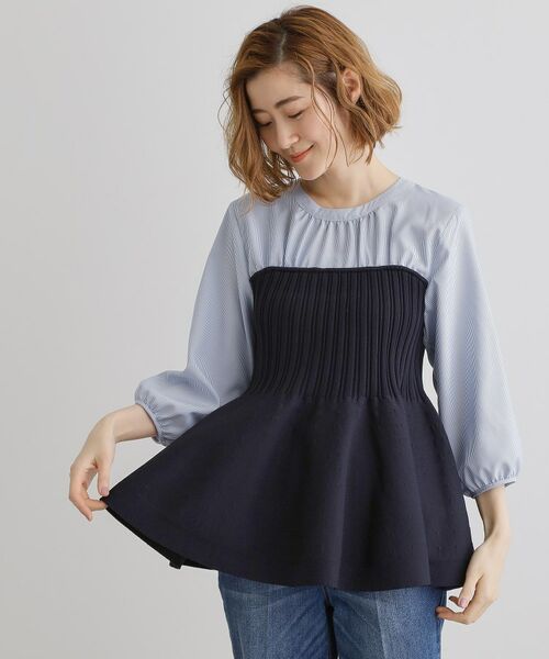 grove / グローブ カットソー | ニットビスチェドッキングシャツ | 詳細5