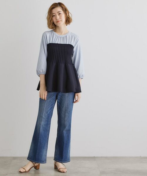 grove / グローブ カットソー | ニットビスチェドッキングシャツ | 詳細7