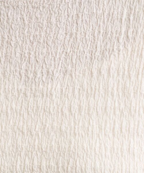 grove / グローブ カットソー | シャーリング風ジャカードクルーネックプルオーバー | 詳細4