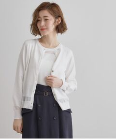 grove / グローブ その他トップス | 【雑誌掲載】シアー素材使いアンサンブルニット